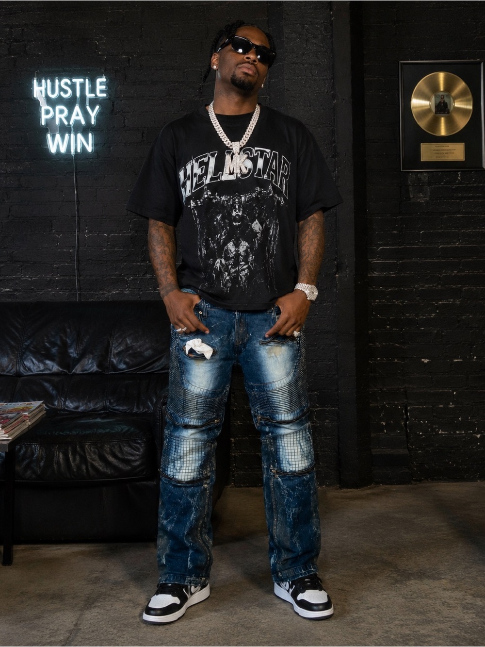 Makobi MENS MK detailed jeans